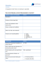 Checkliste: Messebau