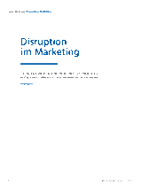 Disruption im Marketing