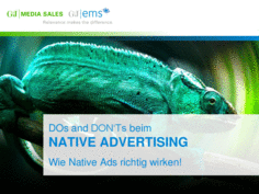 DOs and DON`Ts beim Native Advertising